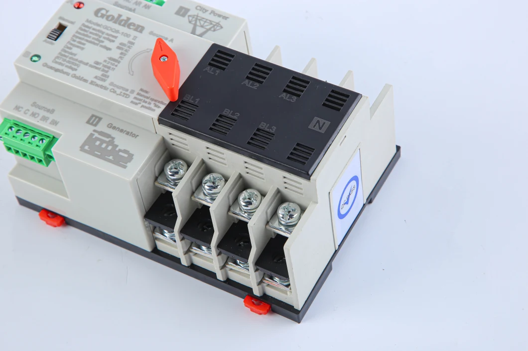 Factory Direct Sell W2r Mini ATS 2p 3p 4p 1-100A Automatic Transfer Switch DIN Rail Mounting