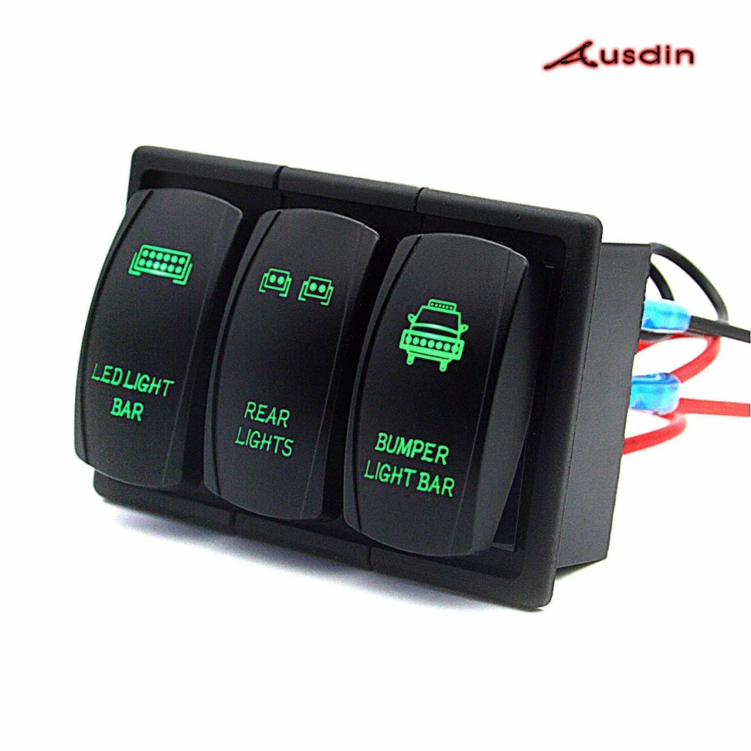 Rocker Switch LED Light Bar 12V Toggle Switch 4 X 4