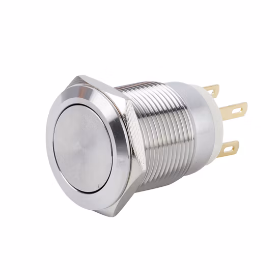 Wdele 16mm 순간 래칭 DC 12V LED 방수 금속 푸시 버튼 스위치
