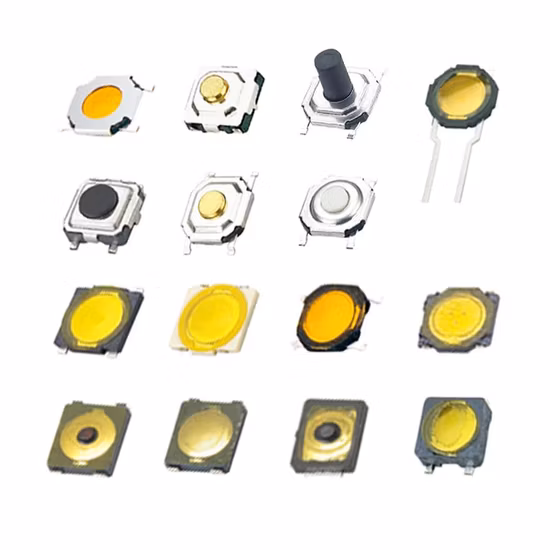4X4 250GF SMD 상시 폐쇄형 촉각 푸시 버튼 스위치