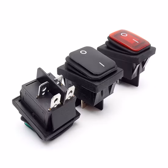 Kcd4 방수 로커 스위치 Dpst 4핀